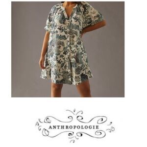 Anthropologie Pilcro Puff Sleeve Tunic
